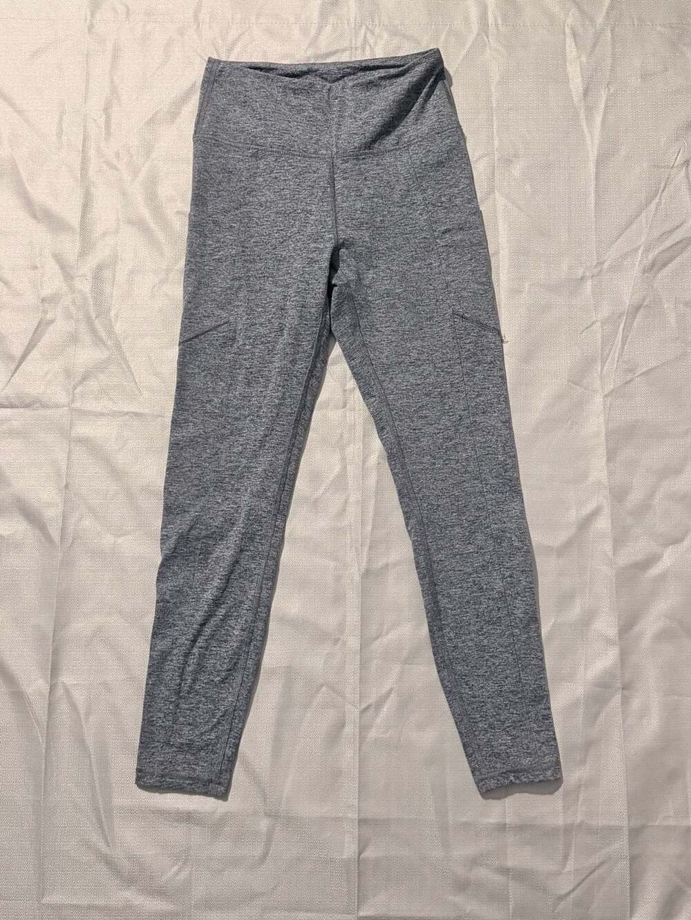 Zobha Heather Gray High Waisted Pocket Leggings